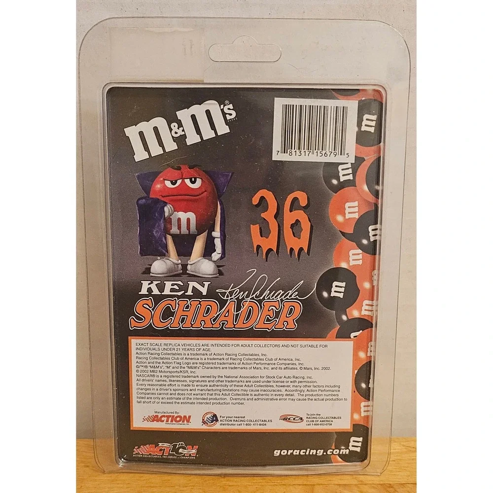 Action Ken Schrader 36 M&Ms Halloween 2002 Grand Prix 1:64 Diecast 1 of 8640